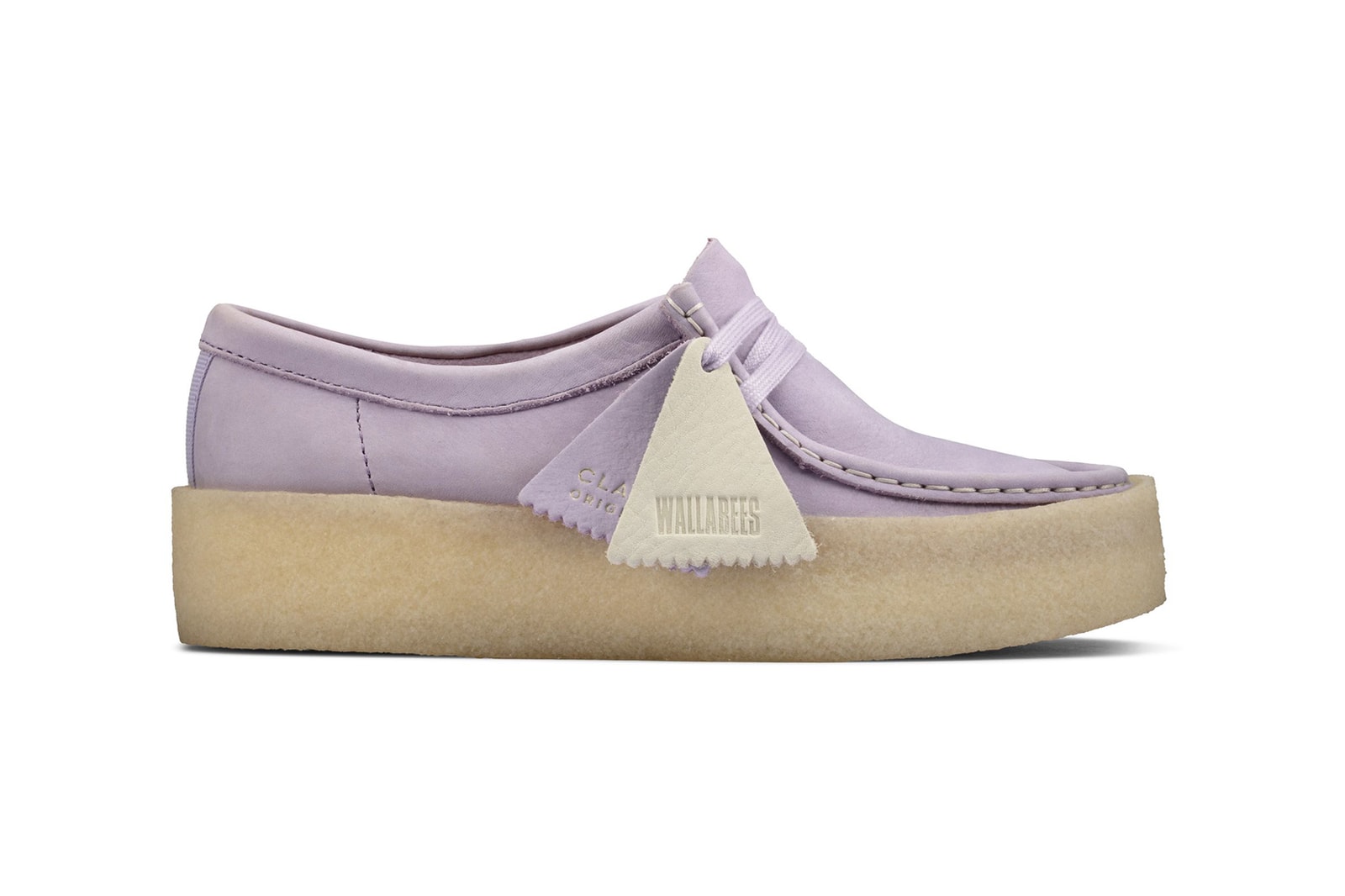 Clarks Originals Wallabee Cup Shoe Lilac Purple