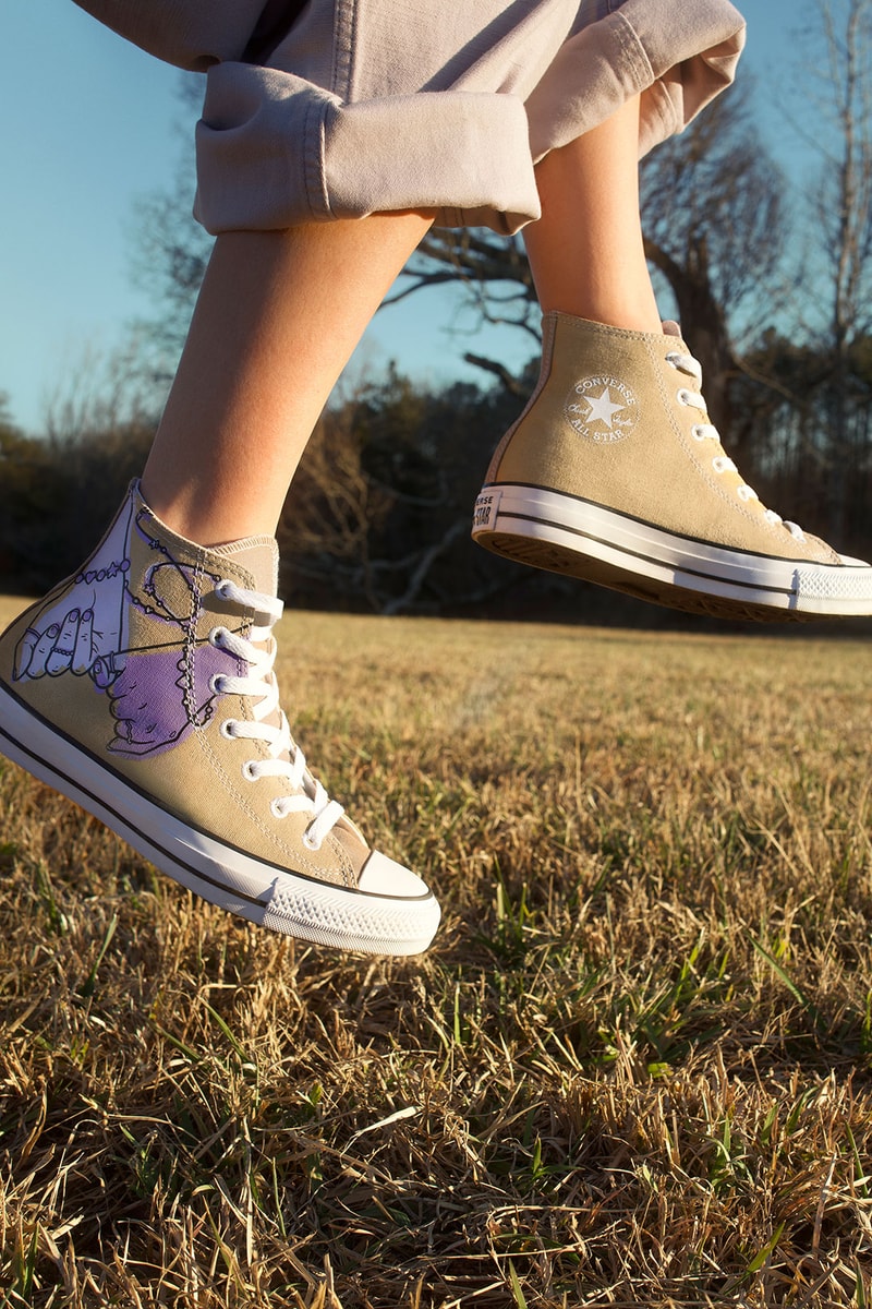 converse by you millie bobby brown pauline wattanodom artist chuck taylor all star high top platform sneakers collaboration