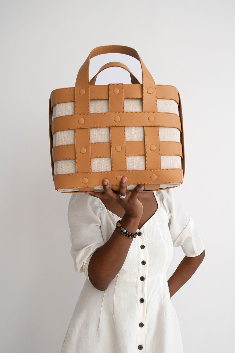 dagne dover new vibrations spring summer collection tote bag brown