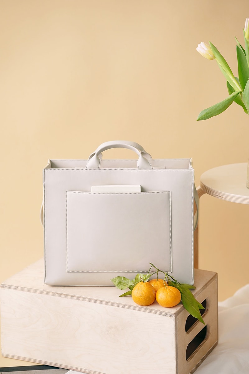 dagne dover new vibrations spring summer collection tote bag gray