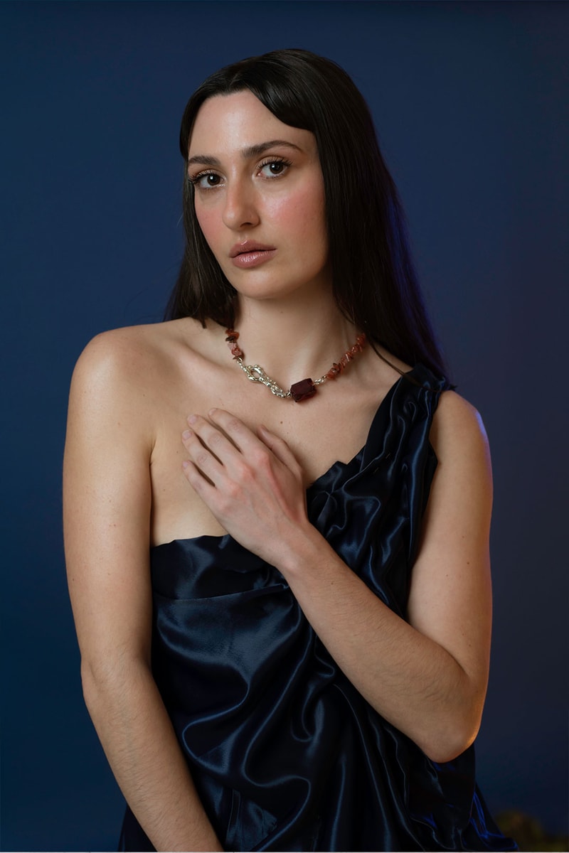 di petsa fall winter fw21 paris fashion week pfw collection i am my own mother asymmetrical dress