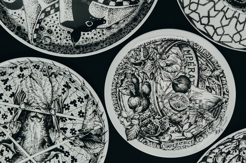 dior maison constellation homeware collection plates platters maria grazia chiuri