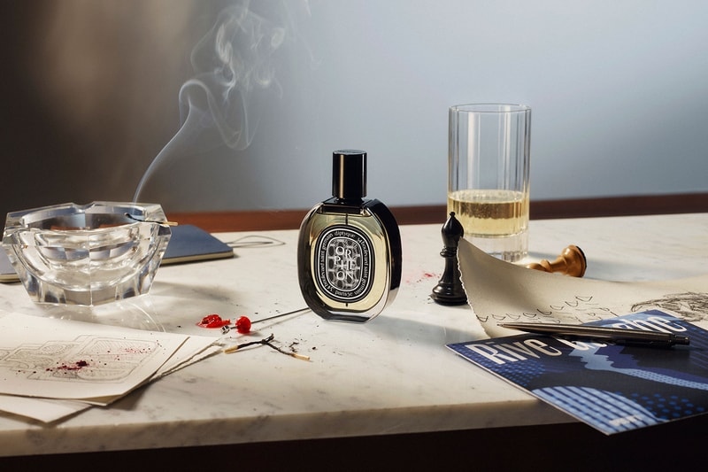 diptyque orpheon eau de parfum perfume fragrance floral woody bottle front