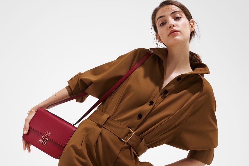 double c de cartier shoulder bag nano mini red