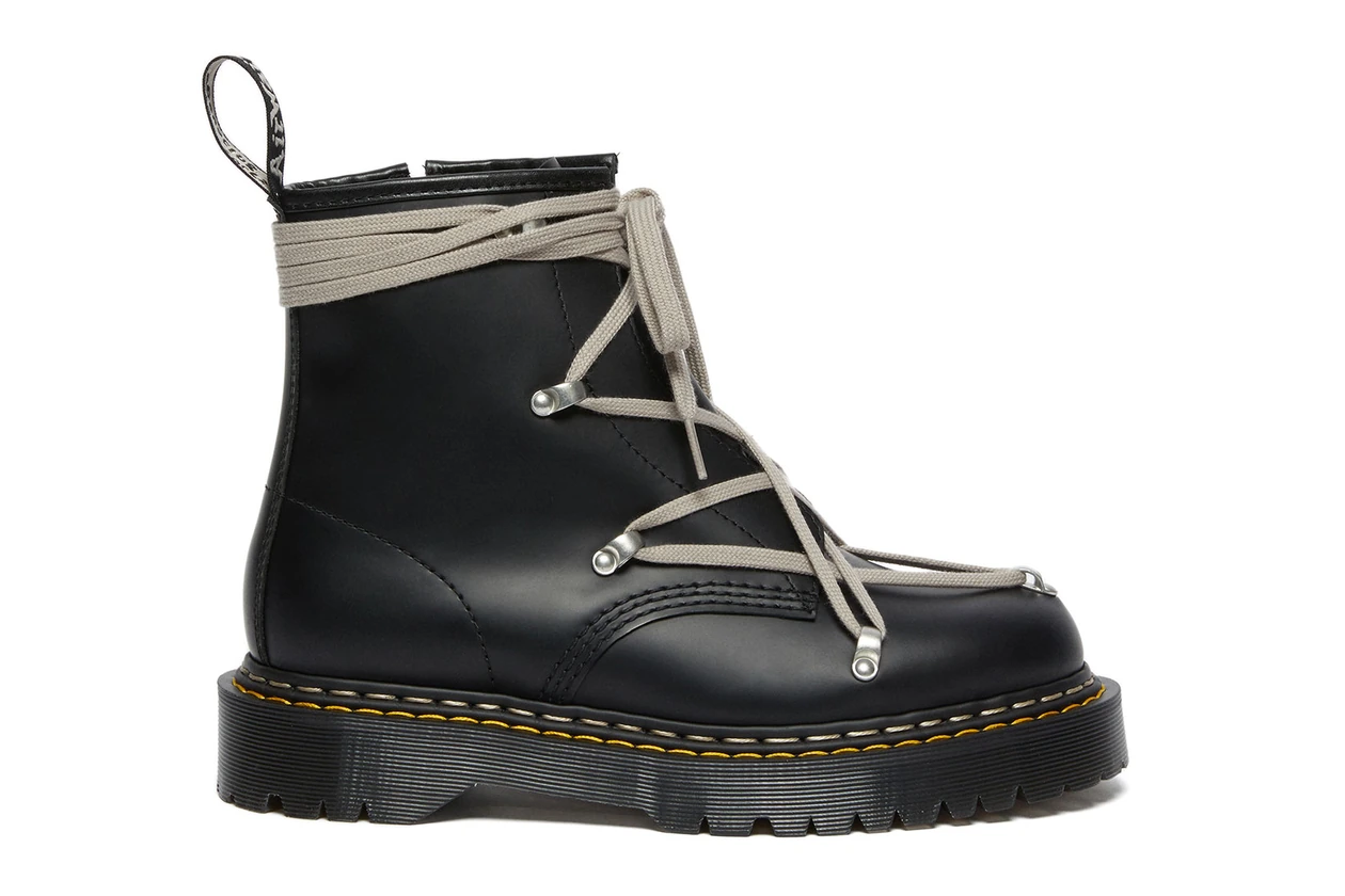 rick owens dr martens 1460 bex platform boots shoes collaboration release date where to buy