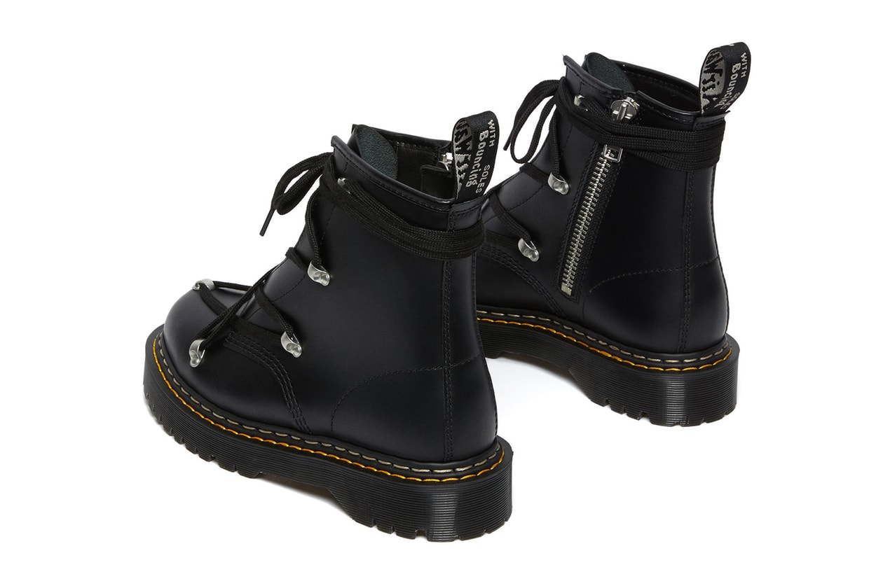 rick owens dr martens 1460 bex platform boots shoes collaboration release date where to buy