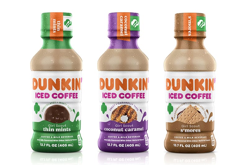 Dunkin' To Launch 3 Girl Scout Cookie-Inspired Iced Coffees