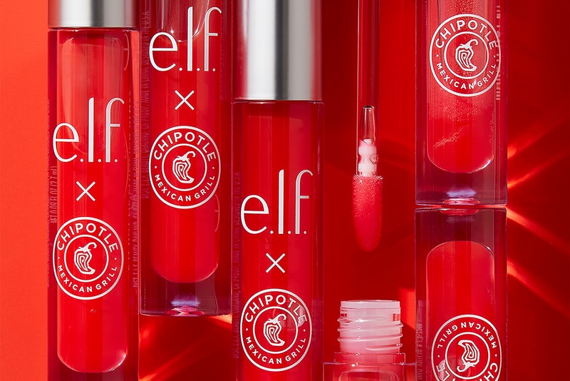 elf cosmetics chipotle collaboration eyeshadow lip gloss makeup sponge bag custom burrito bowl