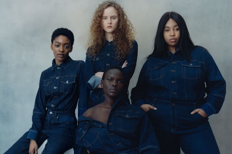 erdem universal standard denim jeans collaboration jumpsuits shirts