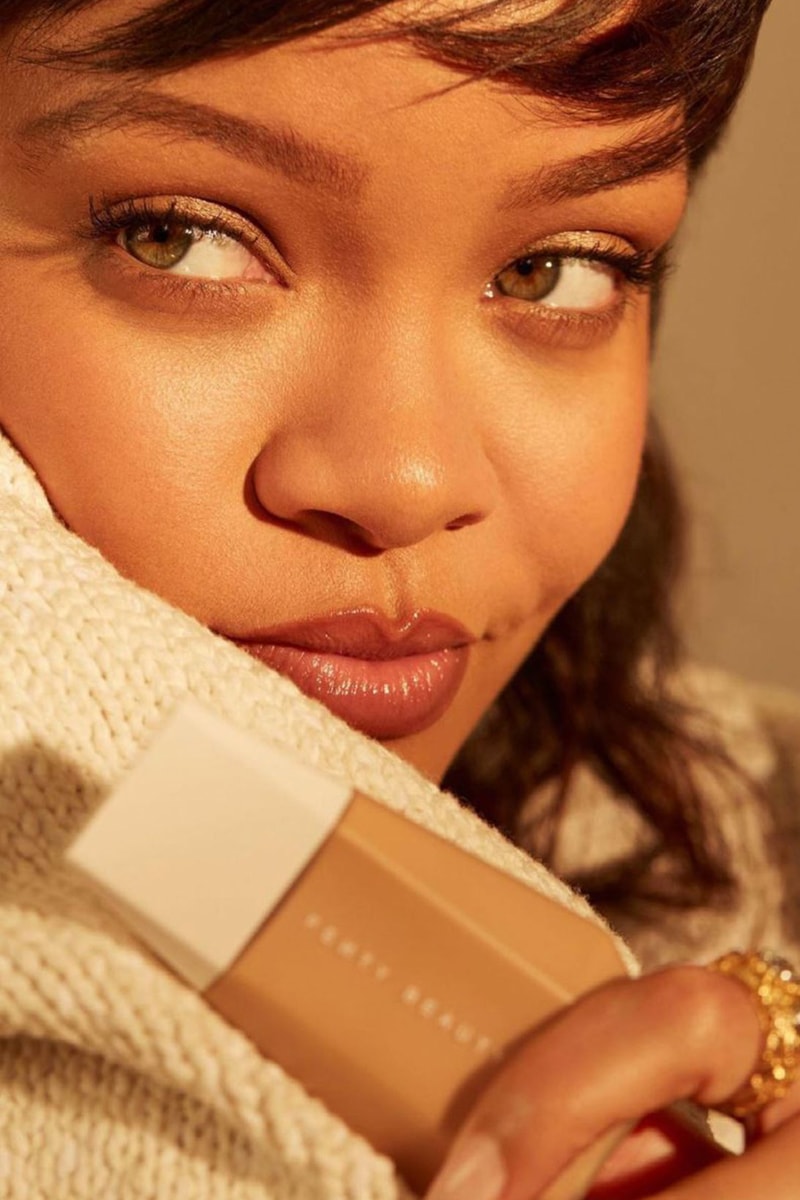 fenty beauty eaze drop rihanna face