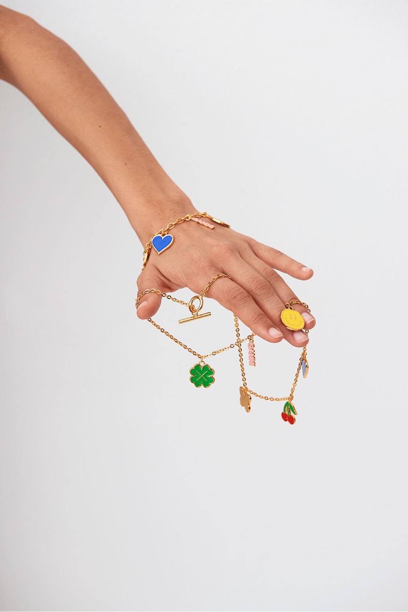 ganni kiosk sustainable accessories collection leftover fabrics jewelry