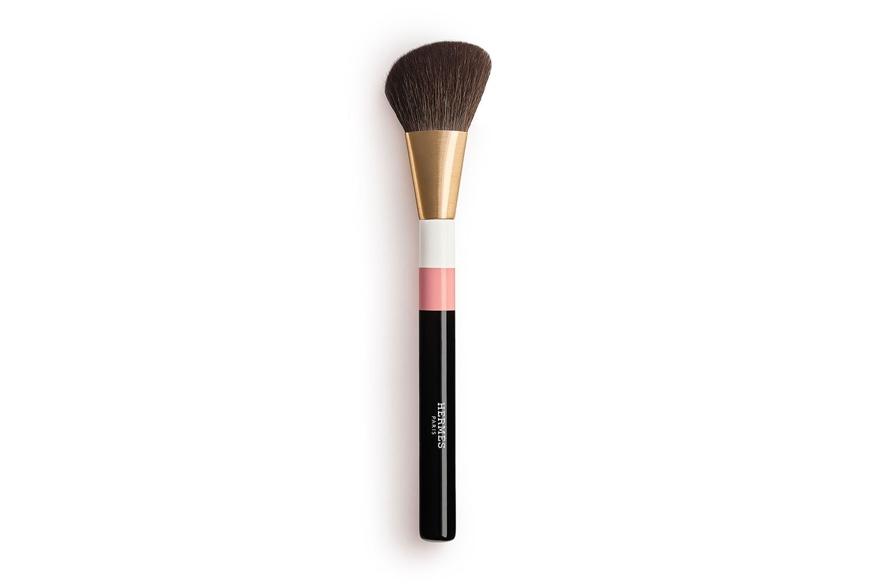 hermes noir beauty rose silky blushes pommette cases lip enhancers makeup brushes sustainable