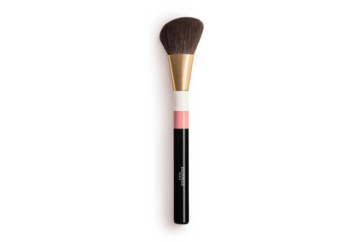 hermes beauty rose silky blushes pommette cases lip enhancers makeup brushes sustainable