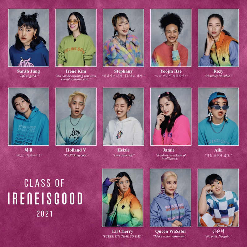 irenesigood label fall winter fw21 collection holland aiki queen wasabii stephany haery kim lil cherry heizle jamie yoonjin bae