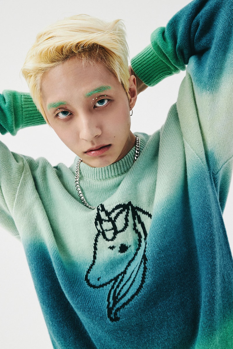 irenesigood label fall winter fw21 collection holland aiki queen wasabii stephany haery kim holland k-pop sweatshirt unicorn
