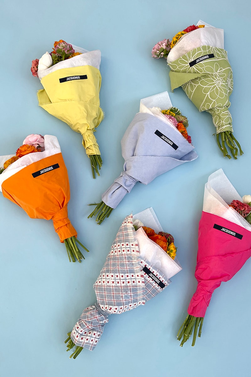 Jacquemus Opens Flower Shop Pop-Up Location Floral Bouquets 