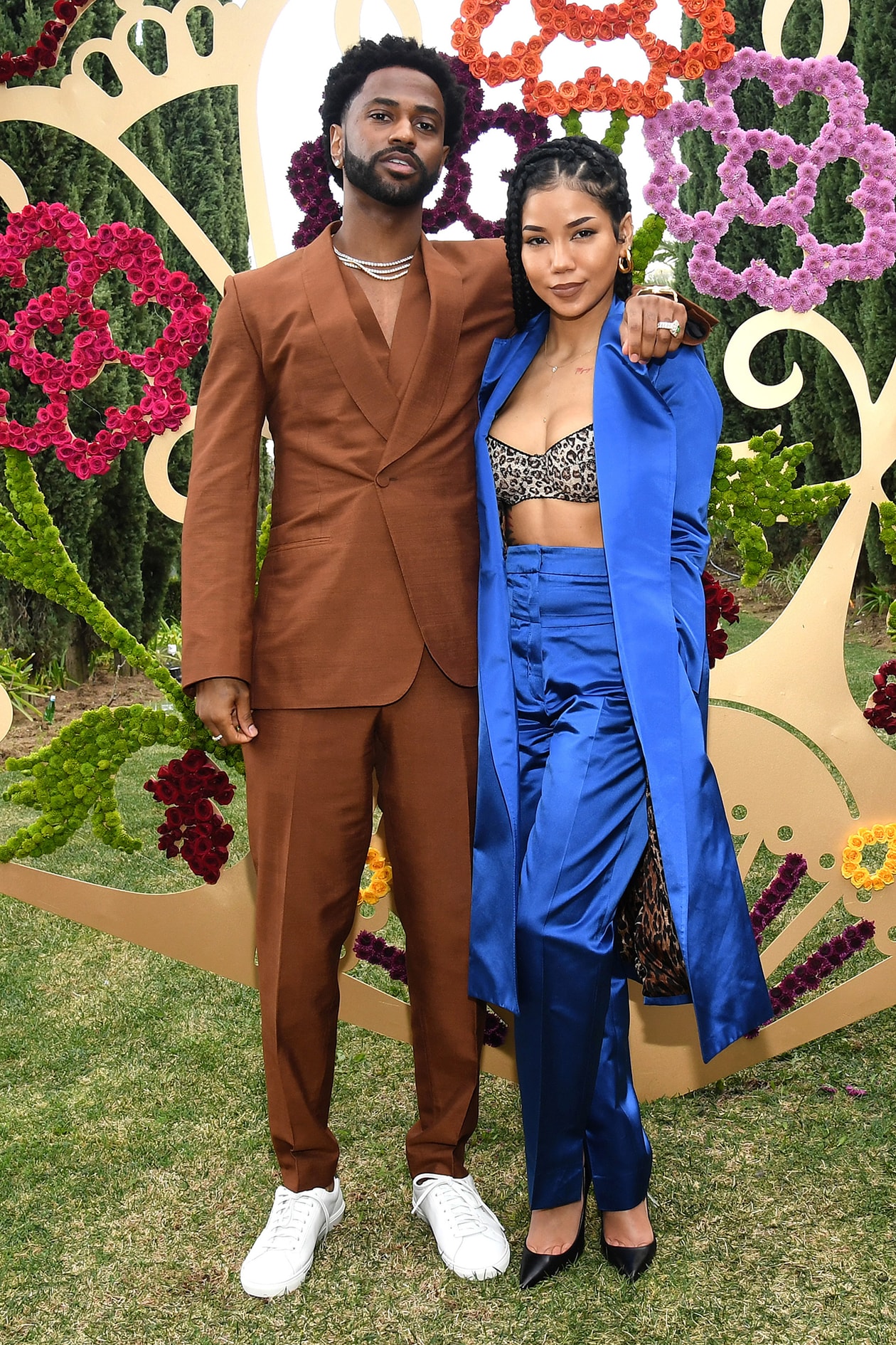 Jhené Aiko Big Sean Singer Rapper Best Celebrity Couple Outfits Style Looks Dior Spring Summer 2018 Runway Show Paris Fashion Week Haute Couture Dress Jacket Coat