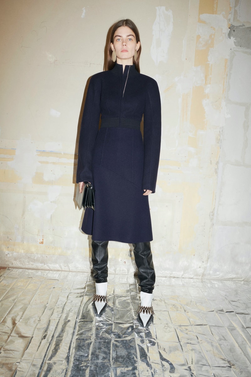 jil sander fall winter womens collection paris fashion week pfw outerwear jacket pants