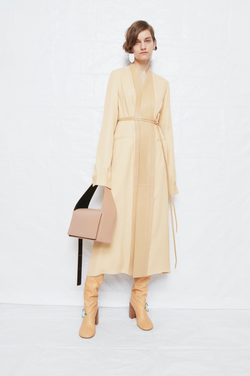 jil sander fall winter womens collection paris fashion week pfw skirt handbag boots top
