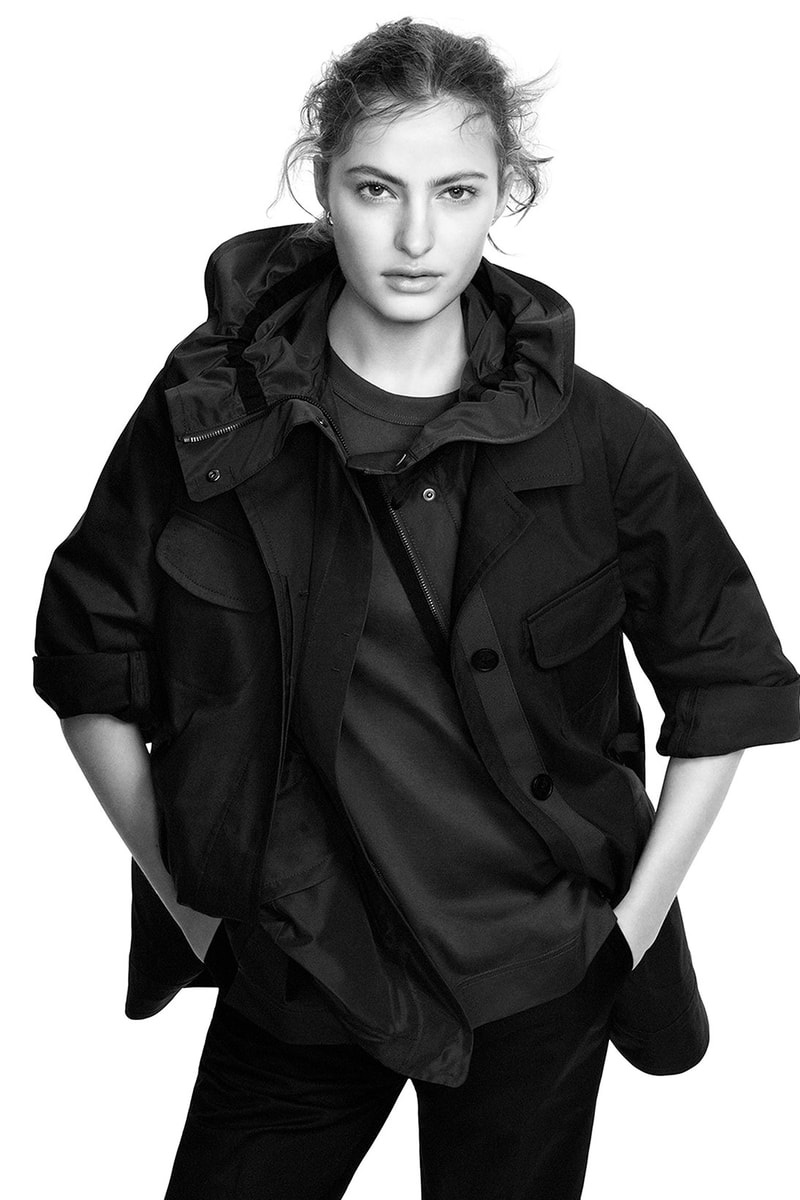 jil sander uniqlo plus j spring summer ss21 collaboration collection rain jacket womenswear campaign