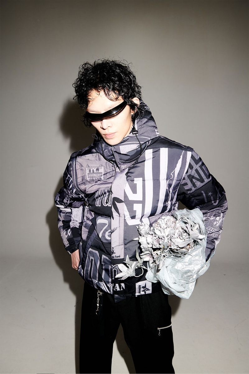 joegush fw21 fall winter collection lookbook korean emerging designer print pattern jacket