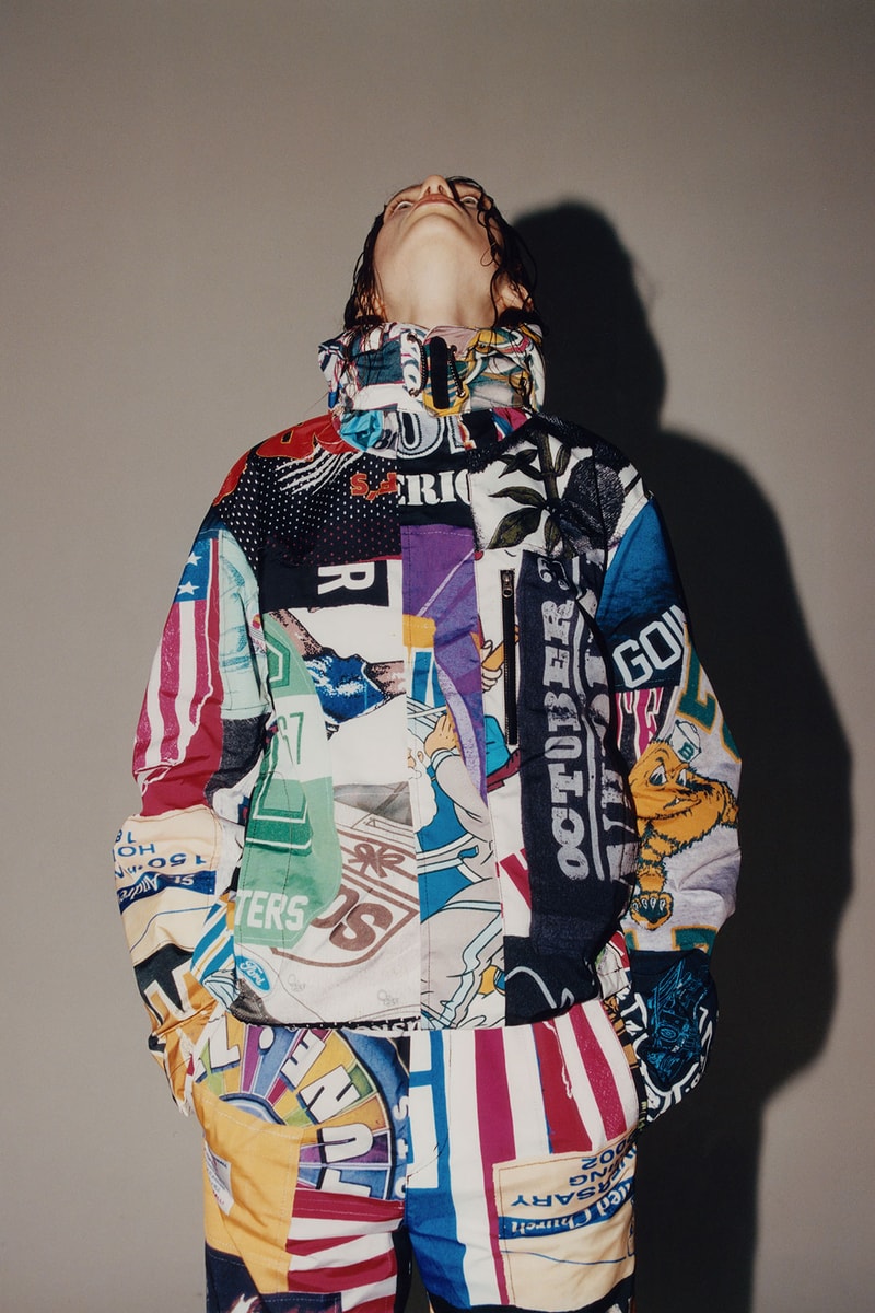 joegush fw21 fall winter collection lookbook korean emerging designer graphic print puffer