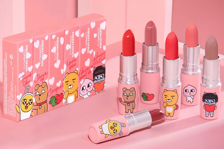Kakao Friends' Cult-Loved Characters Take Over MAC Cosmetics' Lipsticks