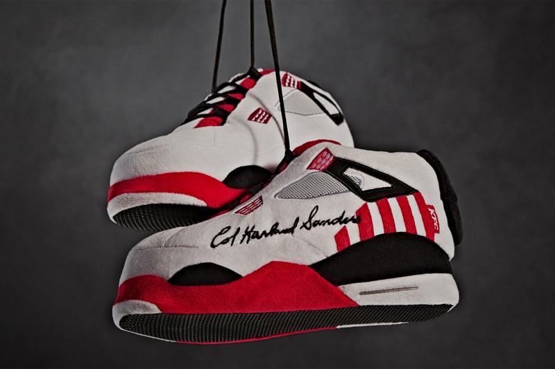 kfc couchside kicks sneaker slippers kentucky fried chicken canada colonel harland sanders