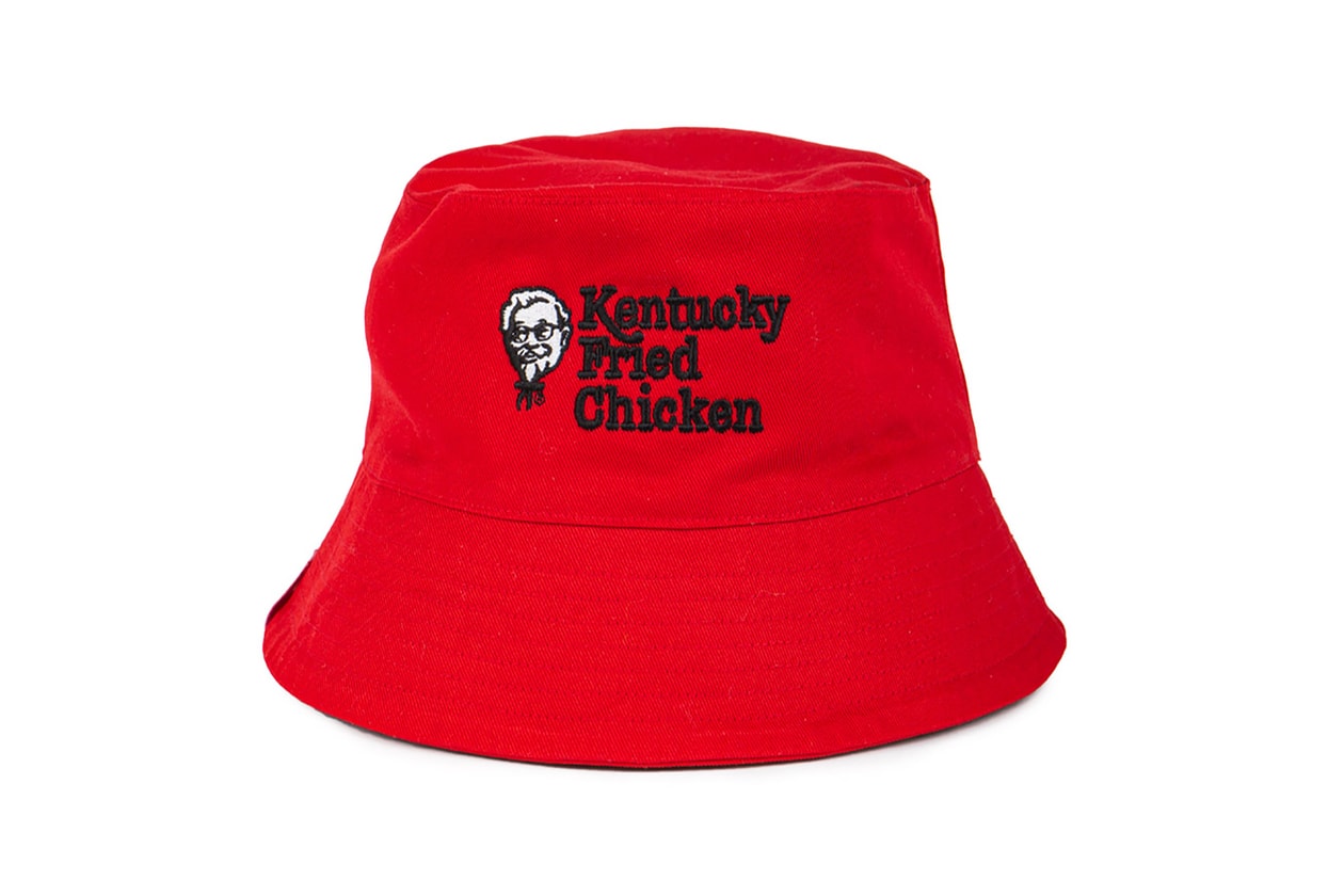 kfc bucket hat kentucky fried chicken foundation comic relief red nose day charity donation uk united kingdom ireland red white