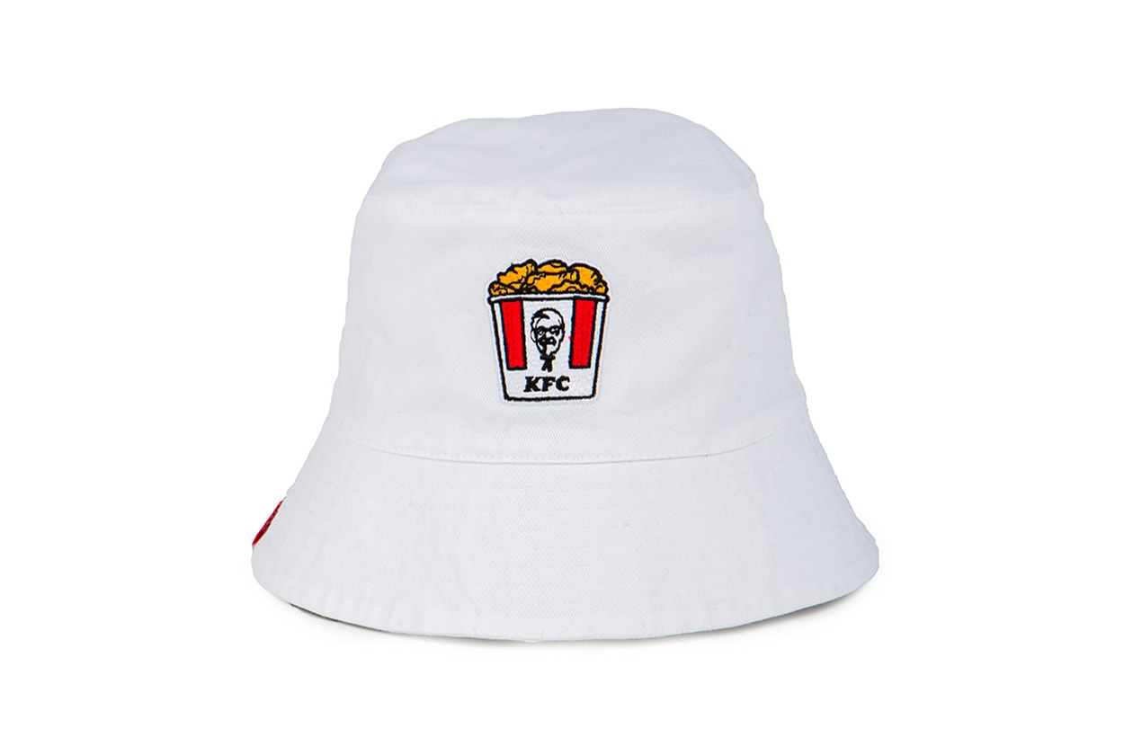 kfc bucket hat kentucky fried chicken foundation comic relief red nose day charity donation uk united kingdom ireland red white