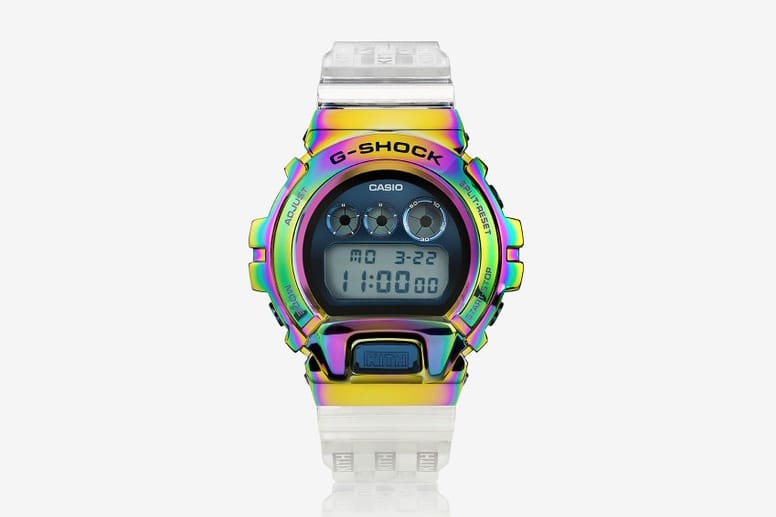 KITH x G-SHOCK Join Forces for "Rainbow"-Colored GM-6900 Watch