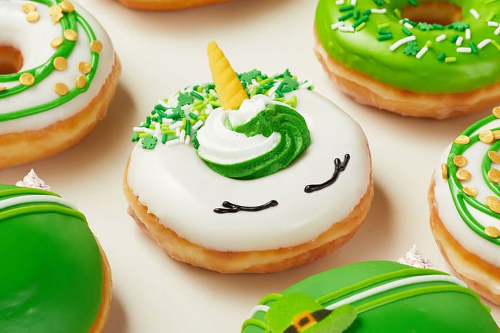 Krispy Kreme Readies for St. Patrick's Day With "Luck O'" Donut Collection