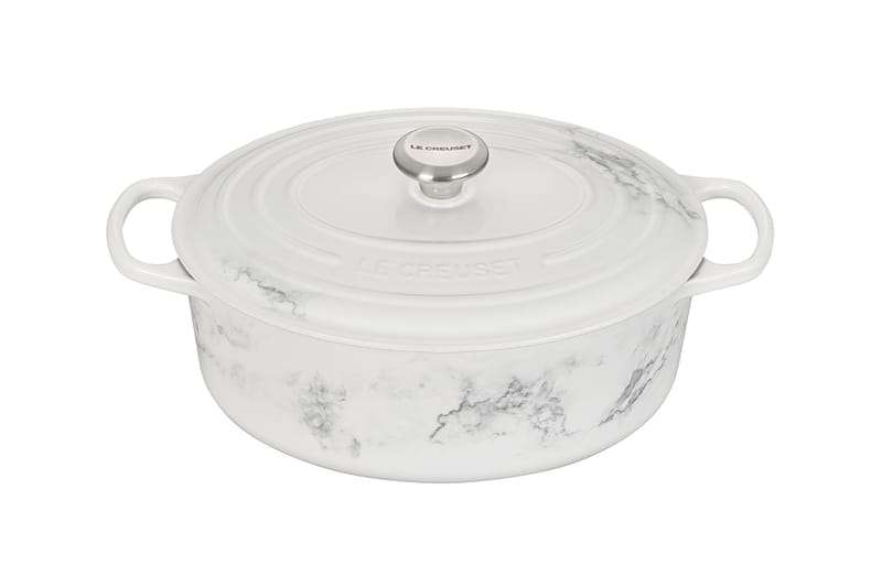 Le Creuset Launches White Marble Dutch 