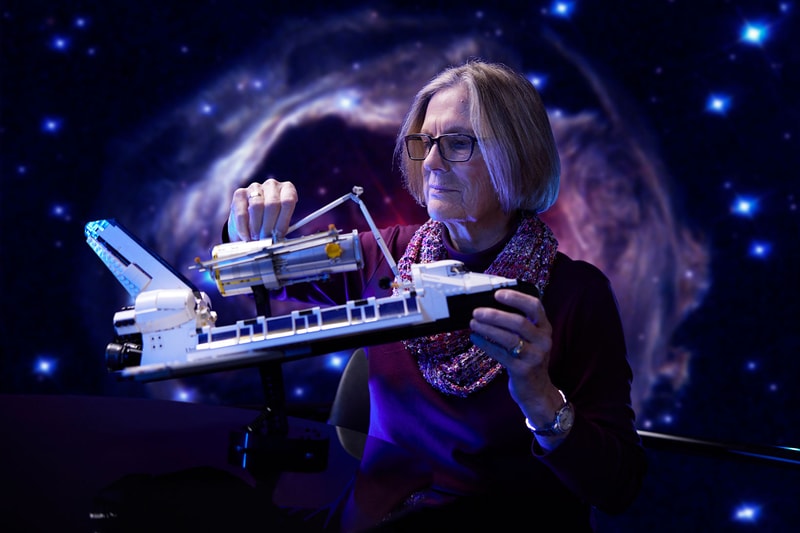 lego nasa discovery space shuttle set collaboration kathy sullivan astronaut sts 31 mission