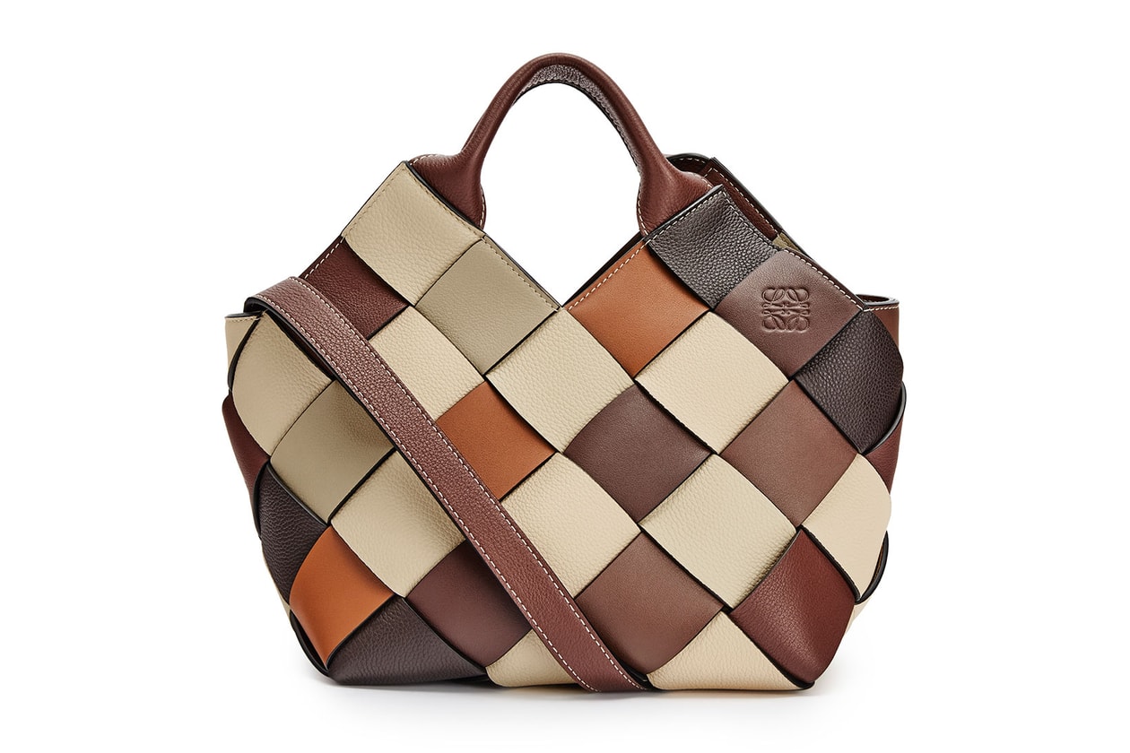 loewe the surplus project woven basket handbags sustainable leather accessories release where to buy 