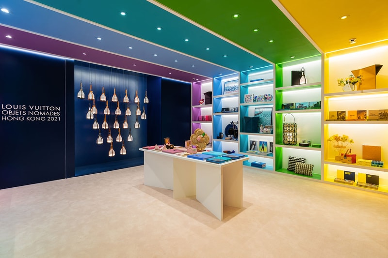 louis vuitton hong kong objets nomades exhibition collectibles lamps display