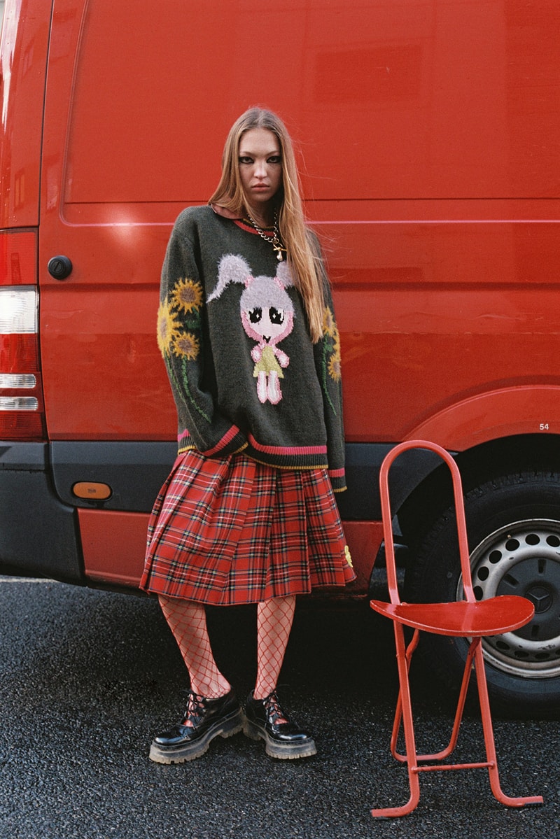 marc jacobs heaven spring summer collection campaign skirt long sleeve t shirt shoes
