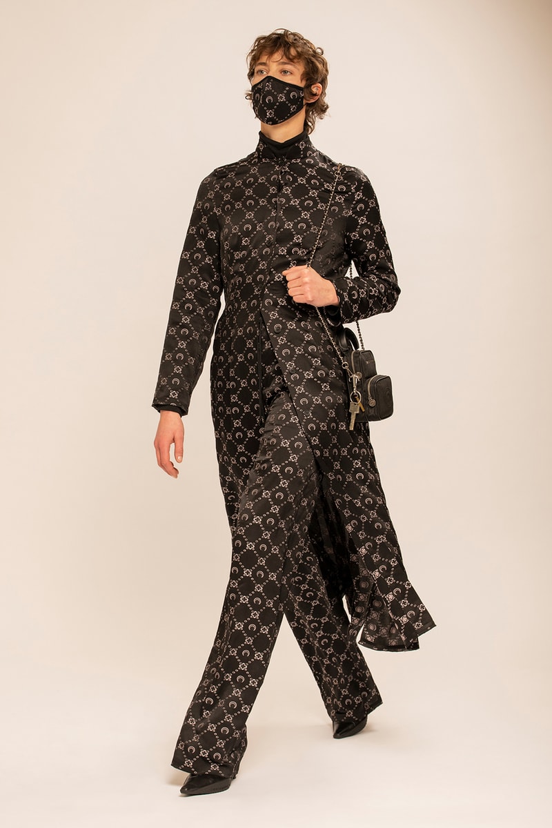 marine serre fall winter collection paris fashion week pfw sustainable lookbook