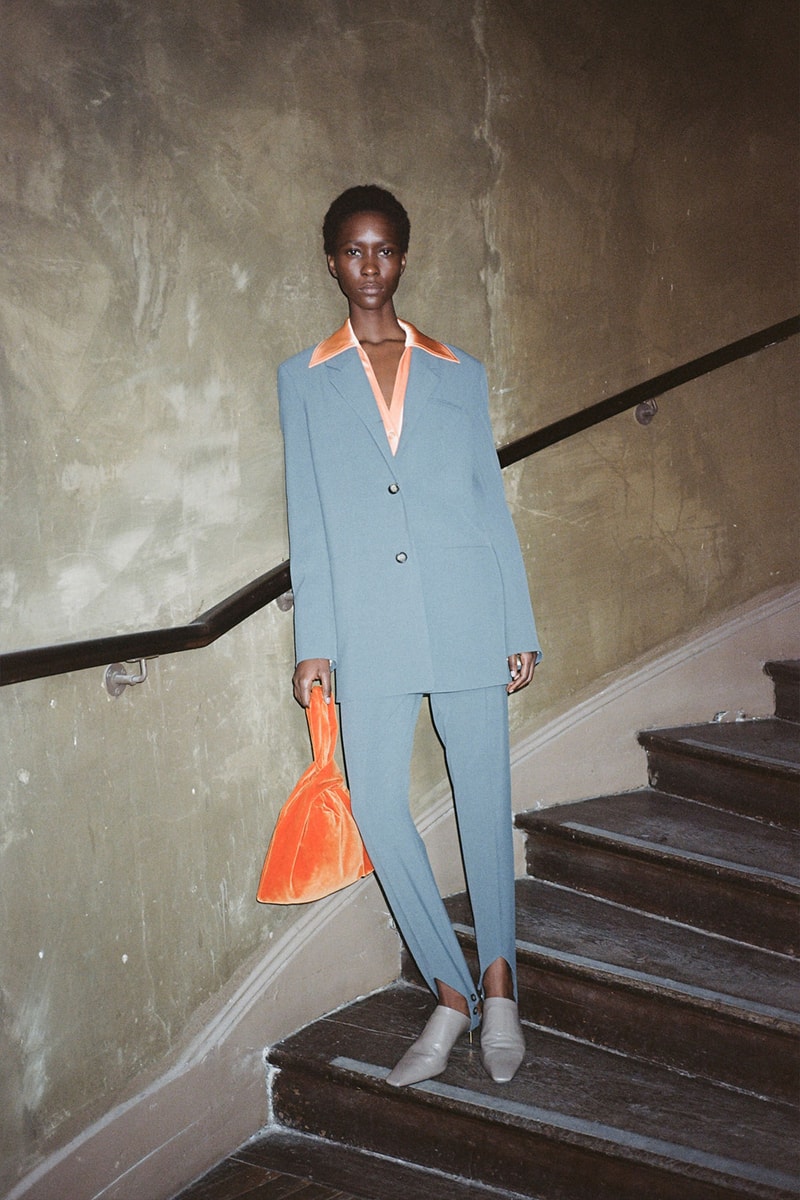 nanushka fall winter fw211 collection lookbook suit pants jacket blazer