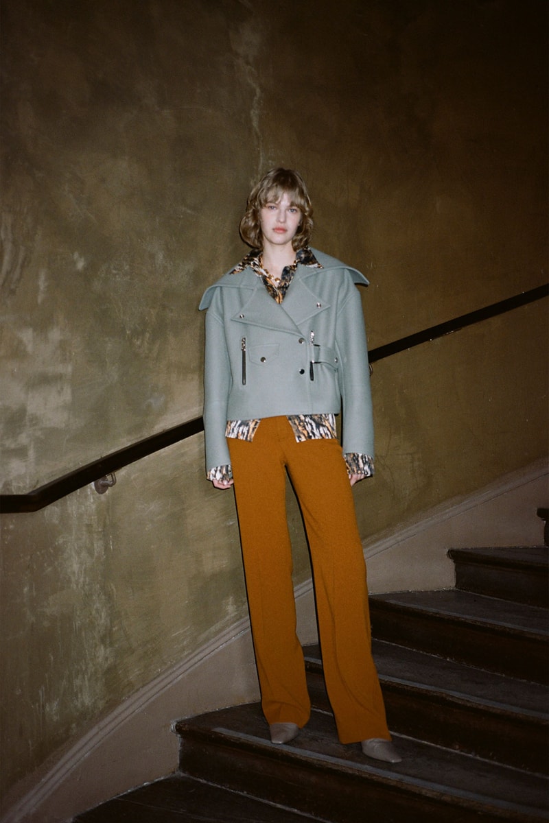 nanushka fall winter fw211 collection lookbook jacket shirt trousers pants