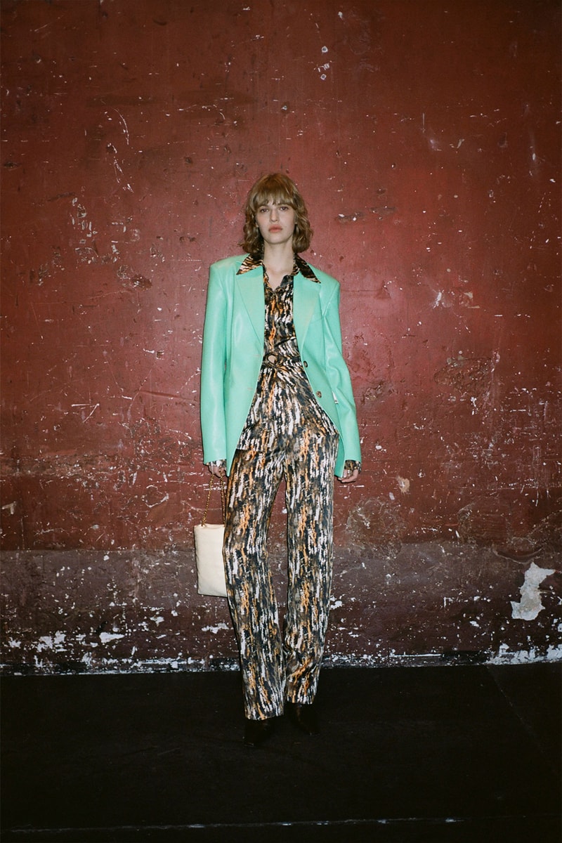 nanushka fall winter fw211 collection lookbook jumpsuit jacket blazer