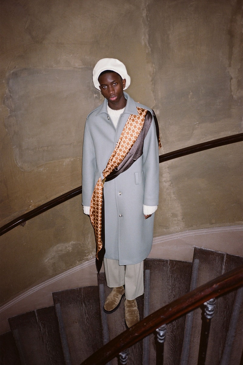 nanushka fall winter fw211 collection lookbook coat hat menswear