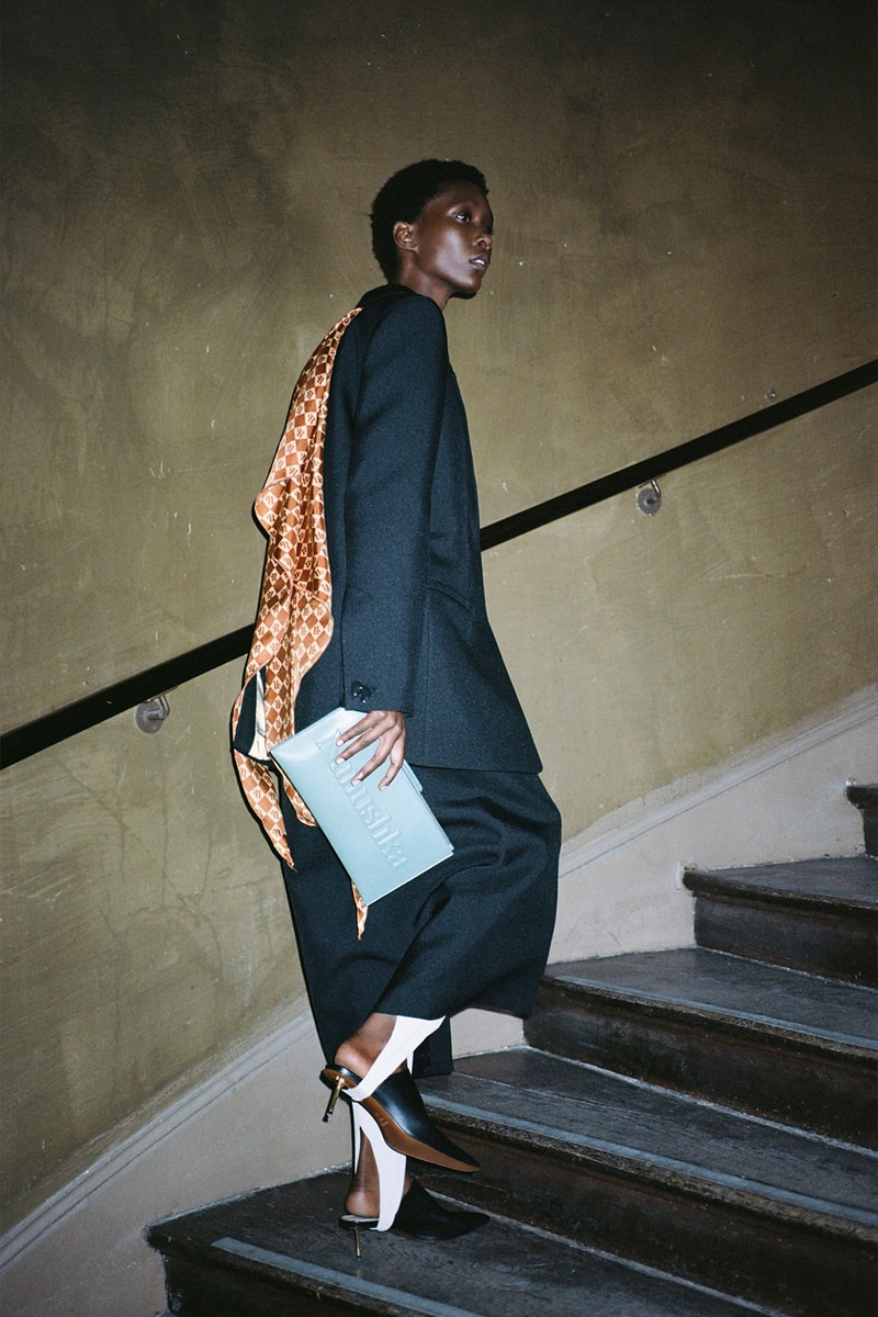 nanushka fall winter fw211 collection lookbook suit dress skirt scarf