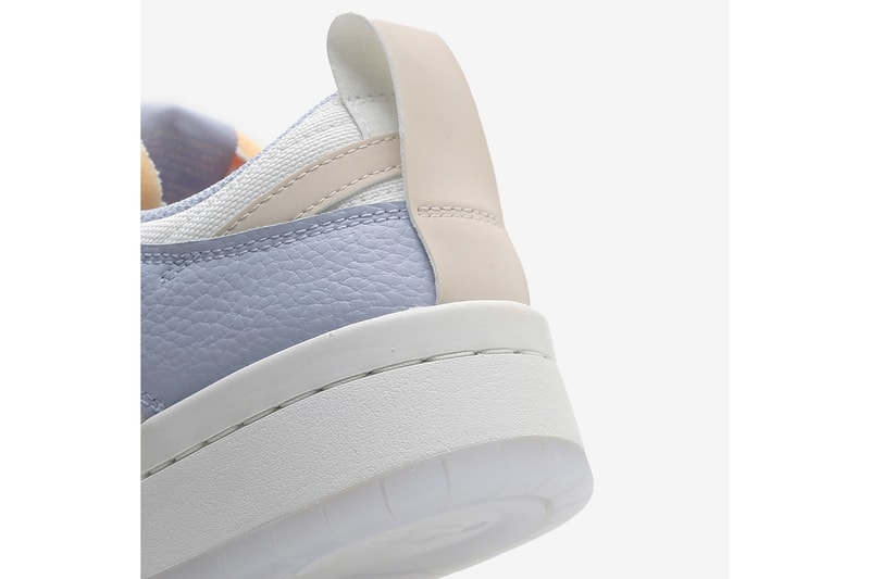 nike dunk low disrupt womens sneakers pastel purple pink white colorway shoes sneakerhead kicks footwear heel