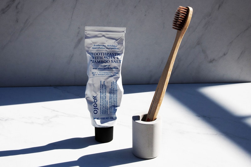 ojook korean bamboo salt toothpaste silk toothbrush dental hygiene