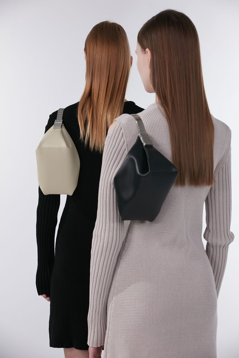 osoi spring summer ss21 collection campaign hustle and bustle handbags back dress outfit