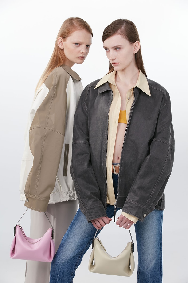 osoi spring summer ss21 collection campaign hustle and bustle handbags jacket jeans outfit