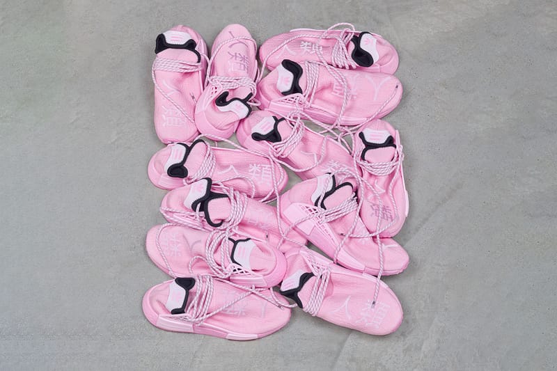 Pharrell Williams x adidas Originals Give the Hu NMD a Monochromatic Pink Makeover