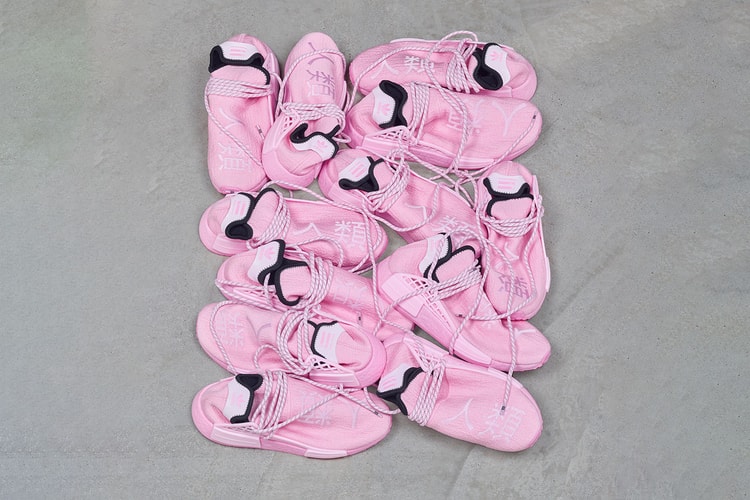 Pharrell Williams x adidas Originals Give the Hu NMD a Monochromatic Pink Makeover