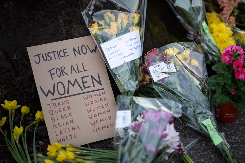 Sarah Everard Memorial Protest Wales UK